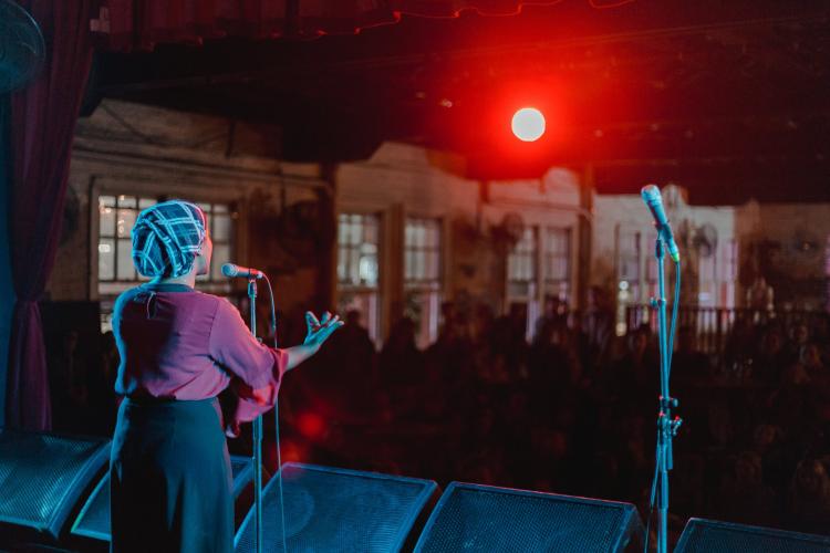 Ruckus Slam poetry performers
