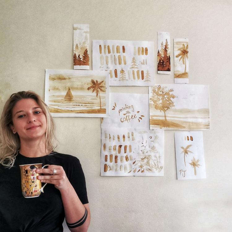Painting with Coffee