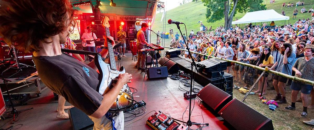 First Beige performing at Jungle Love Festival